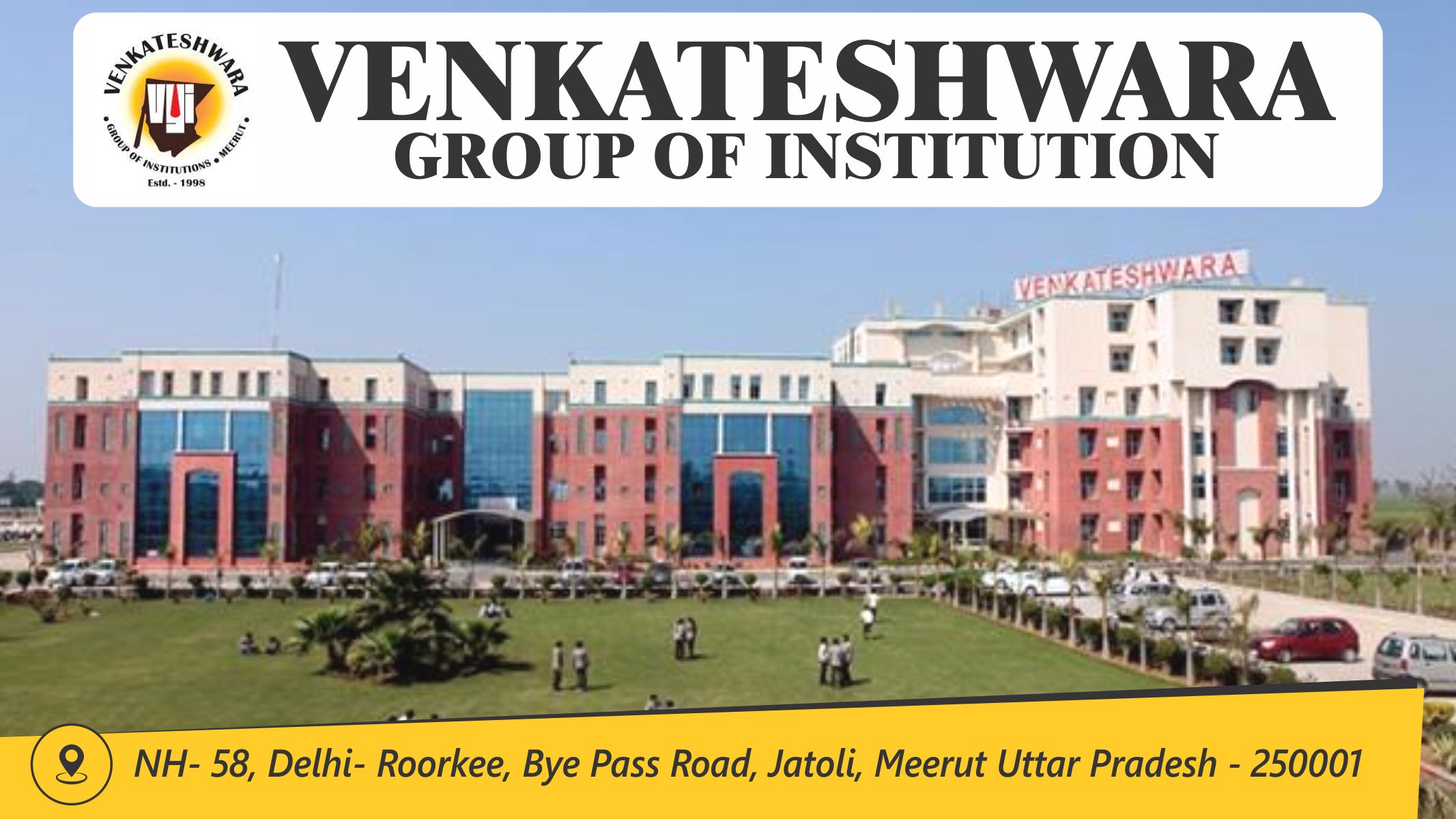 out side view of Venkateshwara Group of Institution, Meerut